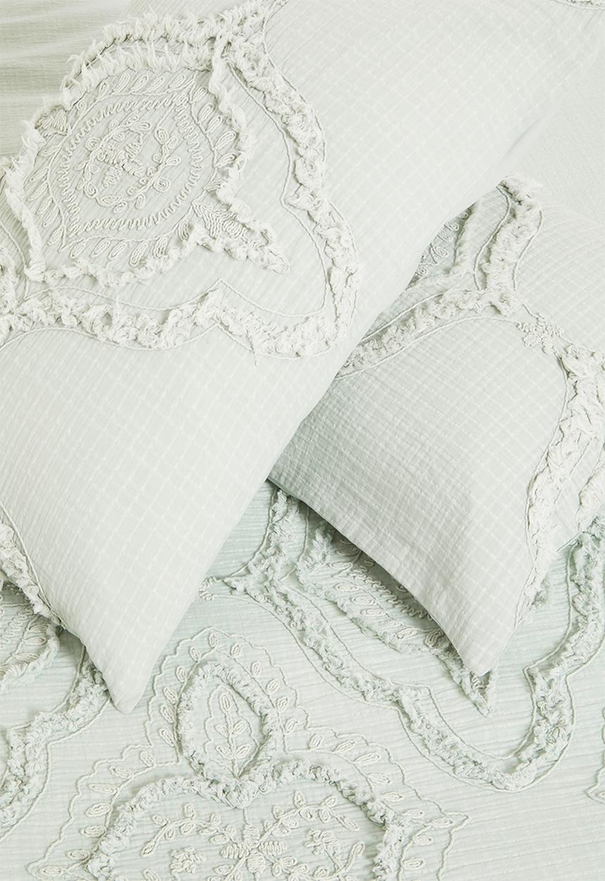 Linen House - Alli duvet cover - green