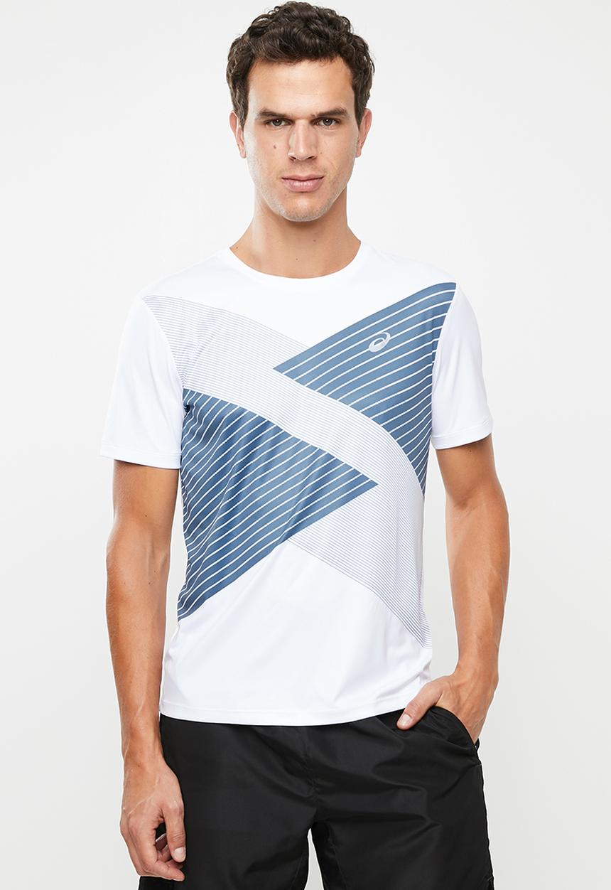ASICS - Tokyo short sleeve tee - blue & white