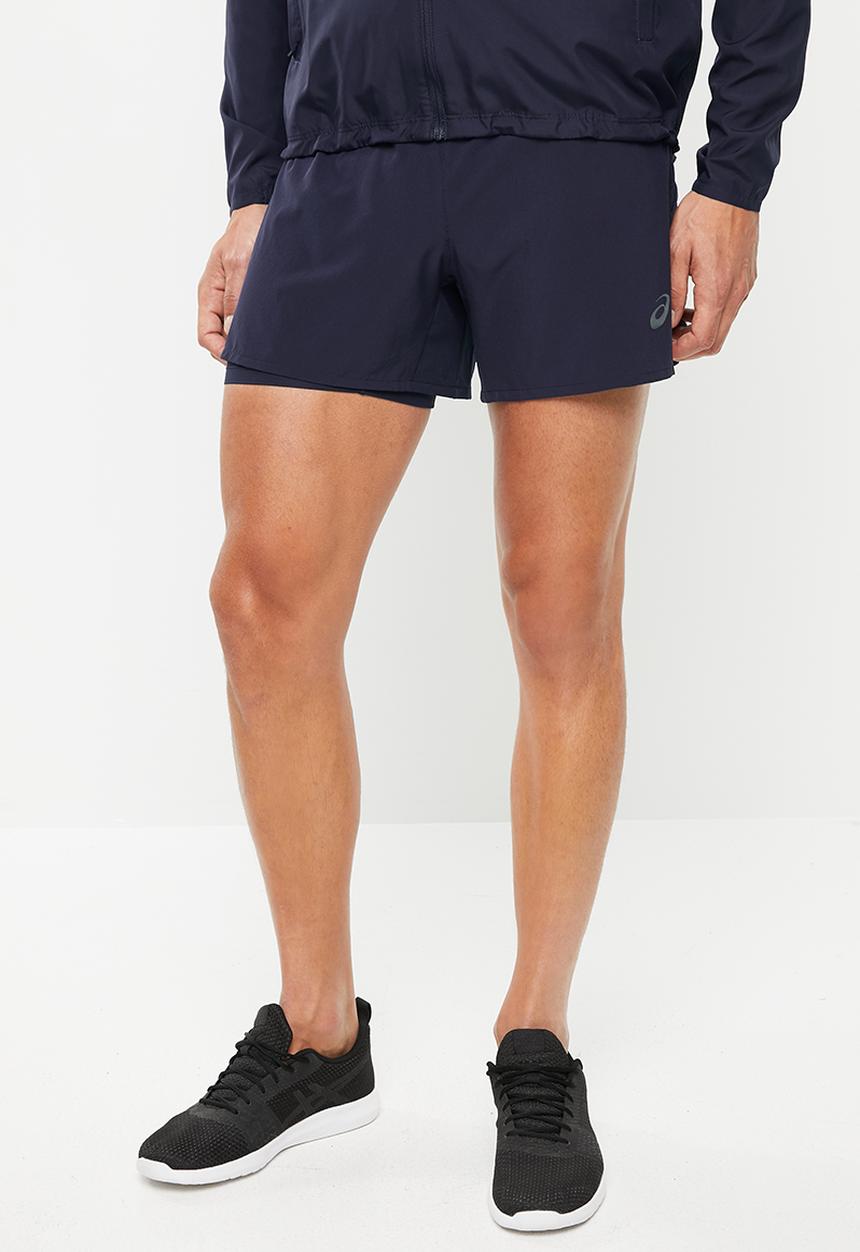 ASICS - Road 2-in-1 5inch shorts - peacoat