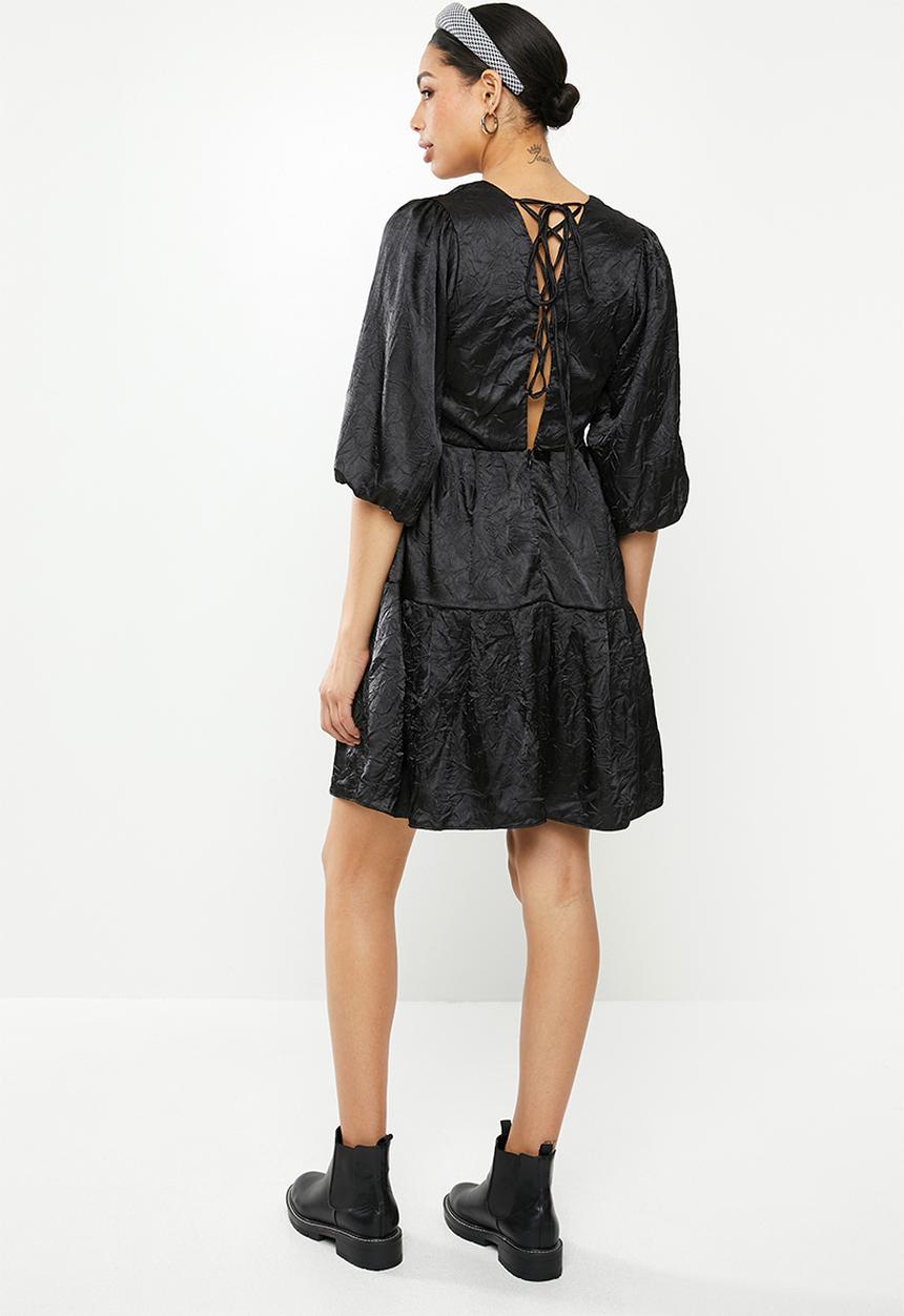 Glamorous - Textured tunic dress - black