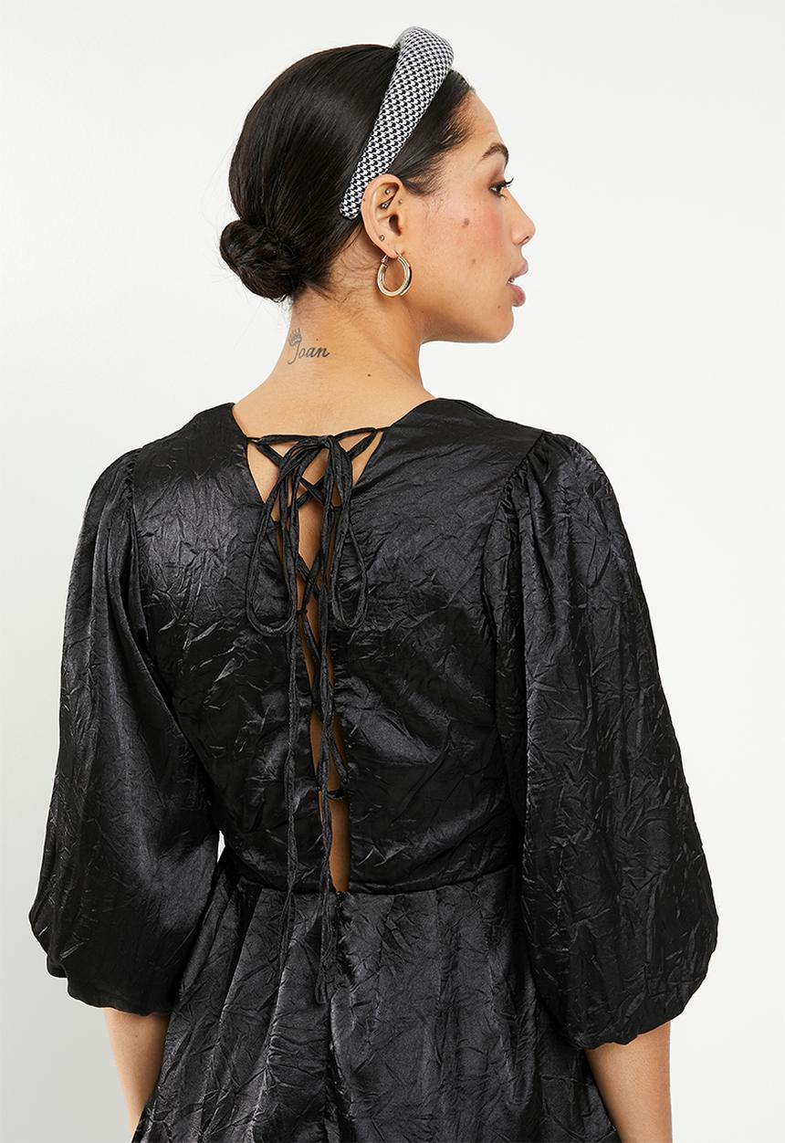 Glamorous - Textured tunic dress - black