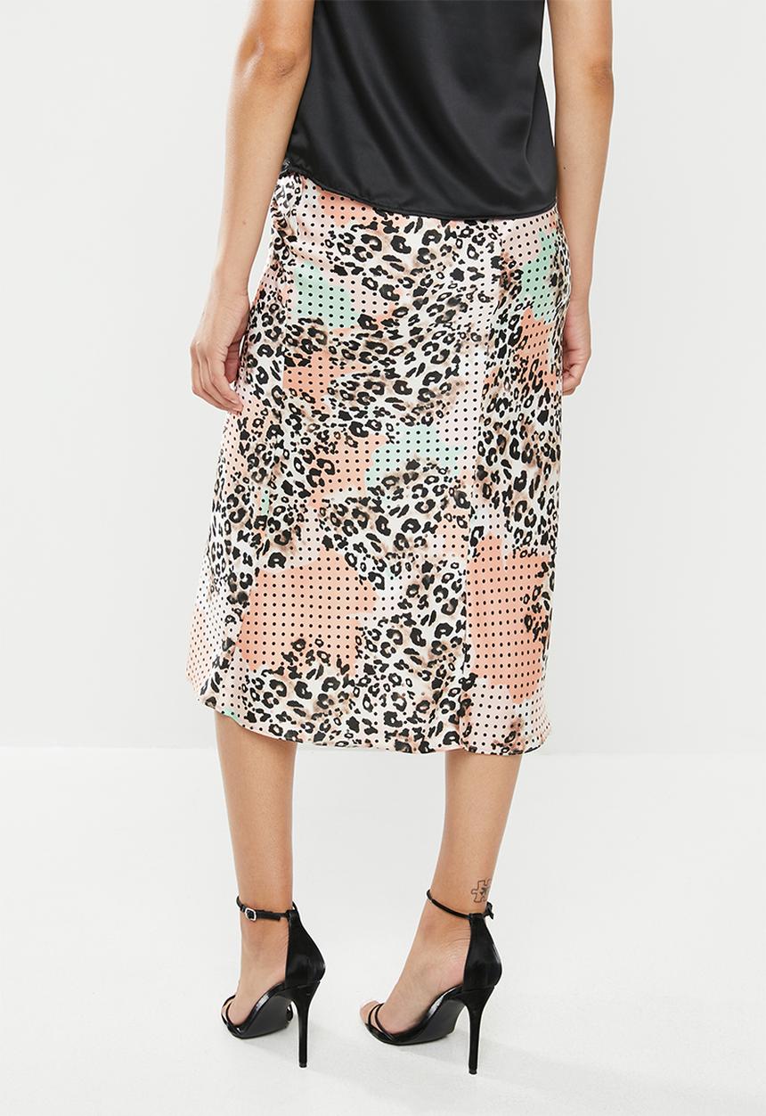 Glamorous - Leopard midi skirt - multi