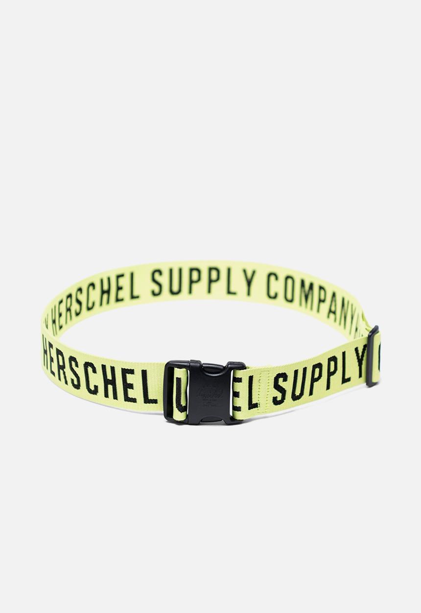 Herschel Supply Co. - Luggage belt - neon yellow & black 