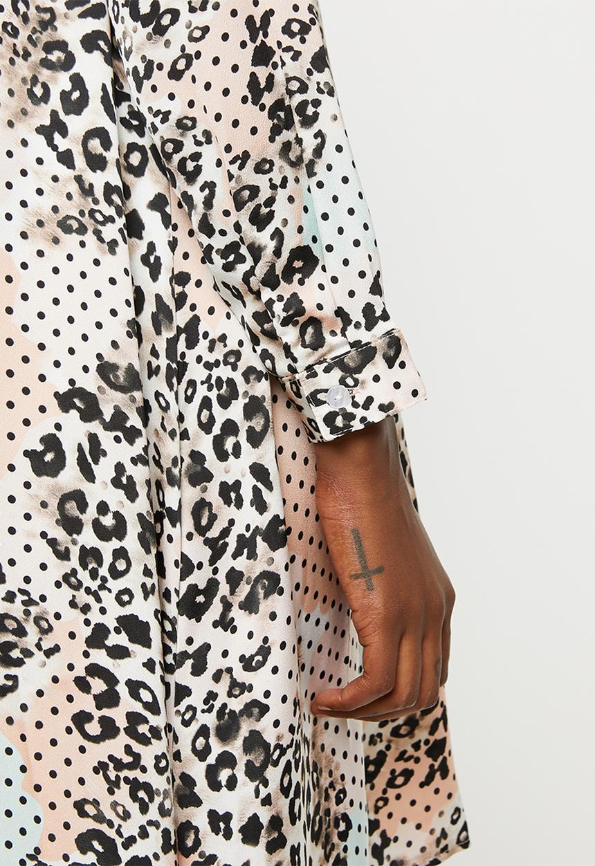 Glamorous - Maternity leopard tunic - multi
