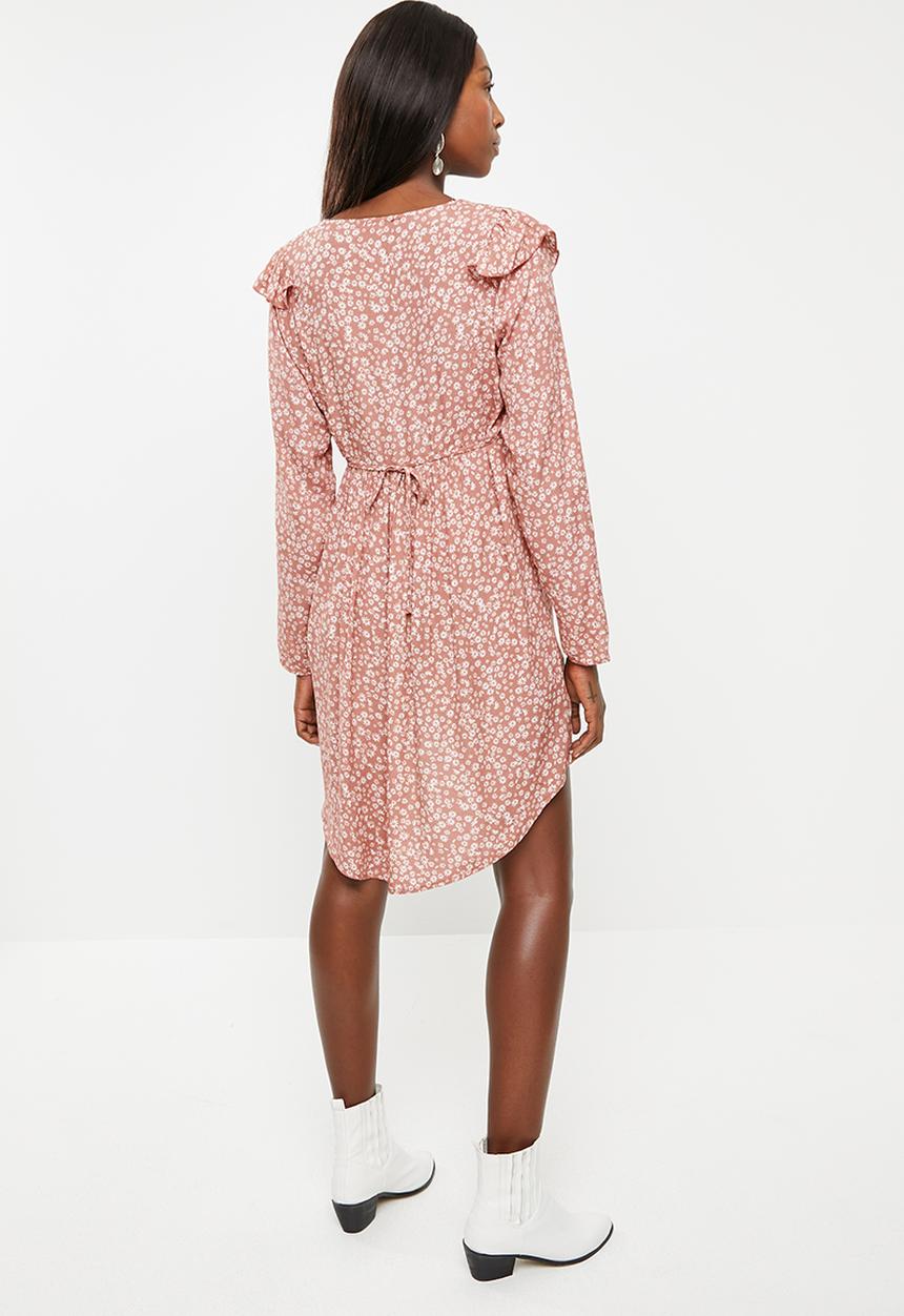 Cotton On - Maternity cross front babydoll dress Frankie daisy - canyon rose