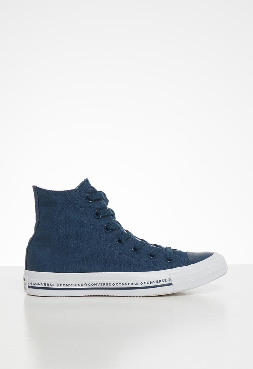 Converse - Converse pinstripe hi youth - navy & white
