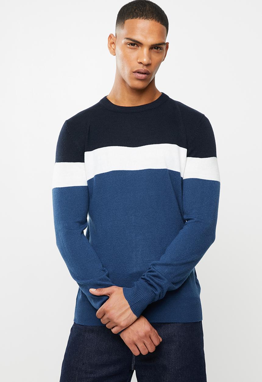 Brave Soul - Maxon cb crew knitwear - multi