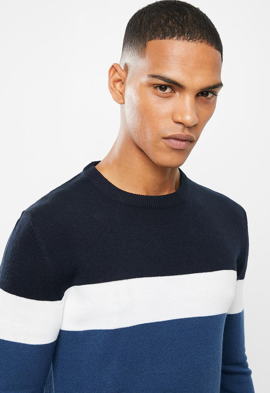 Brave Soul - Maxon cb crew knitwear - multi