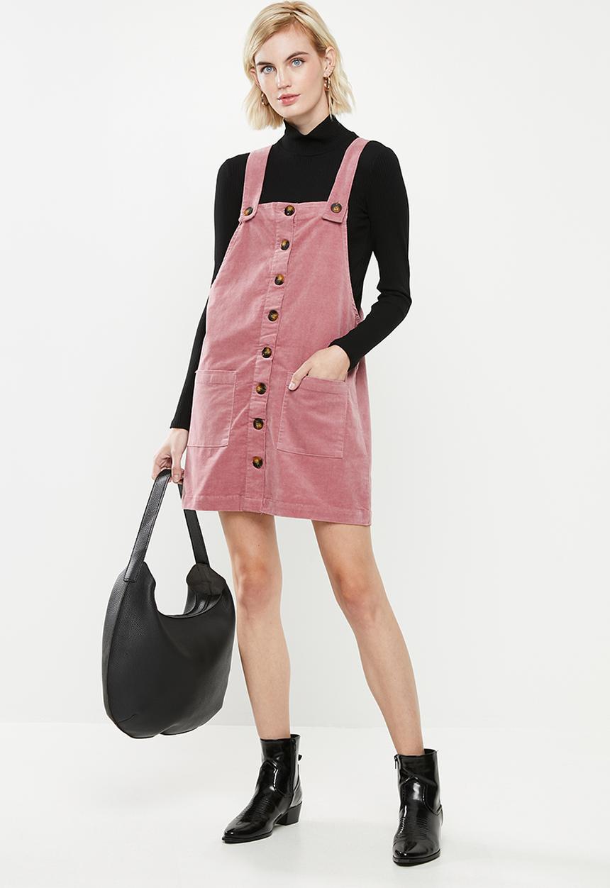 Jacqueline de Yong - Era overall dress - nostalgia rose