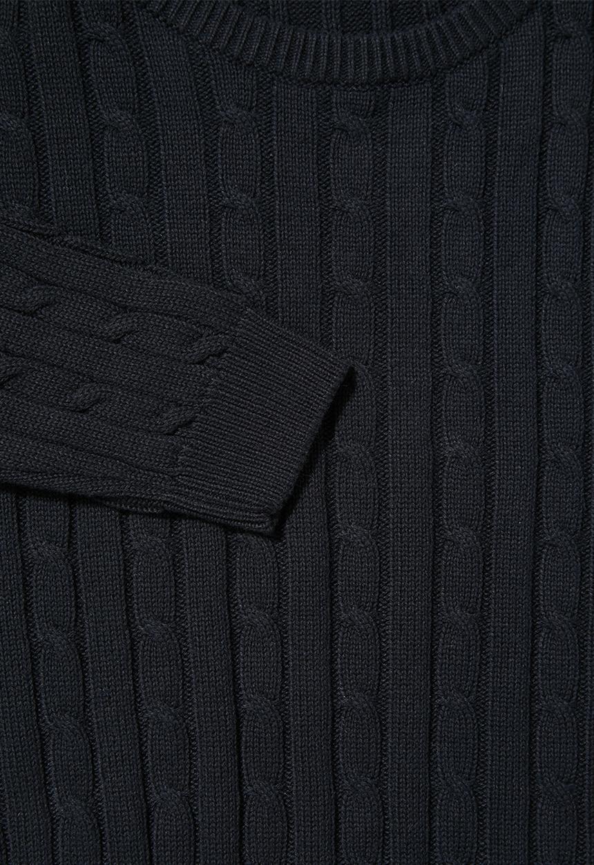 Superbalist - Premium cable knit - black