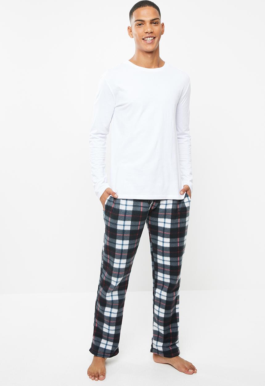 Brave Soul - Alfie fleece lounge pants - multi 