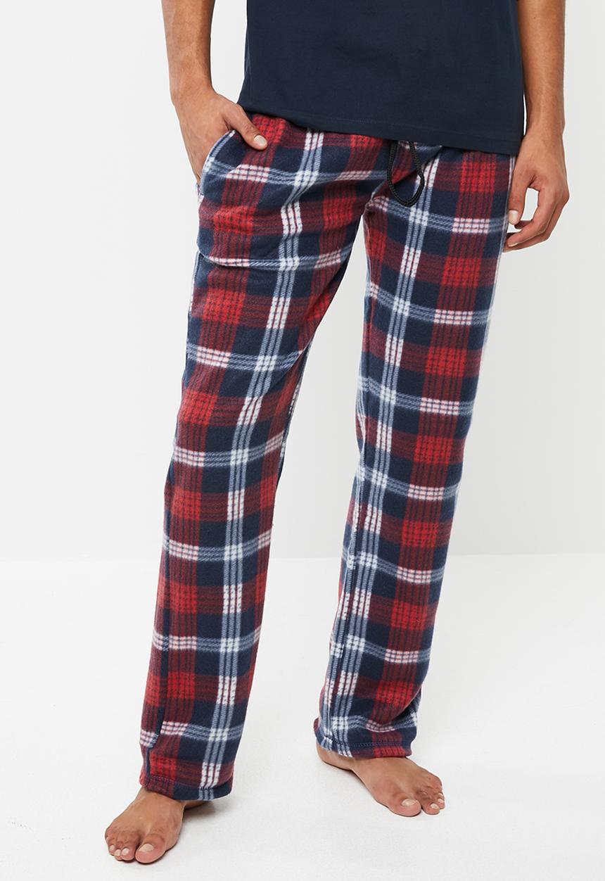 Brave Soul - Bert fleece lounge pants - multi