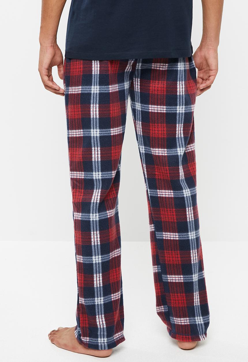 Brave Soul - Bert fleece lounge pants - multi