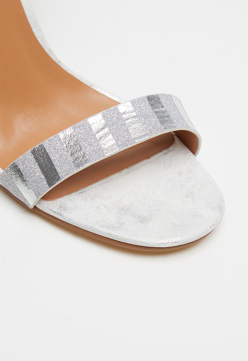 Footwork - Macey heel - white & silver