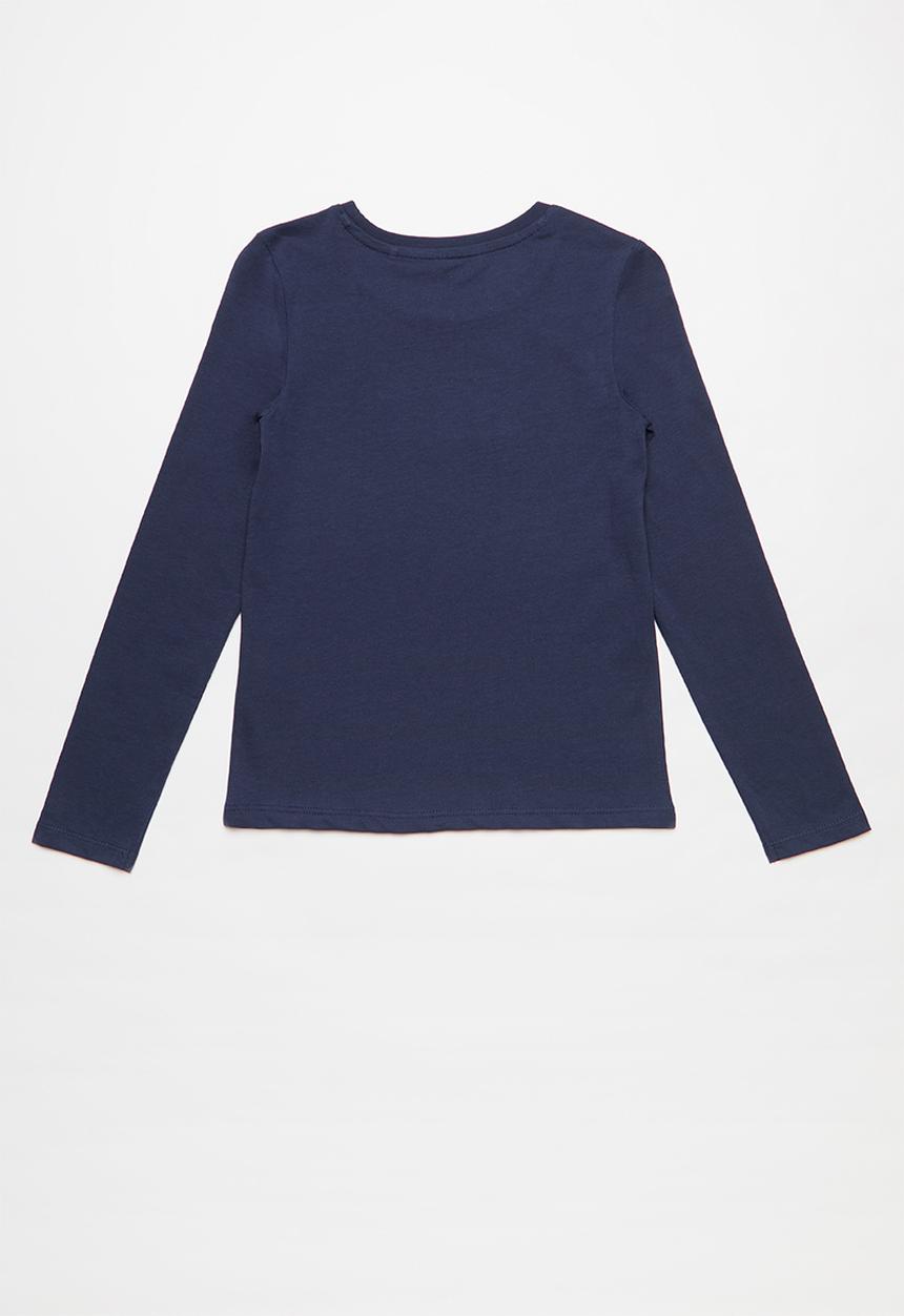 GUESS - Long sleeve Guess becky tri tee - navy 