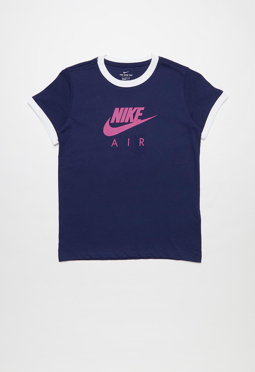 Nike - Nike air logo ringer tee - navy