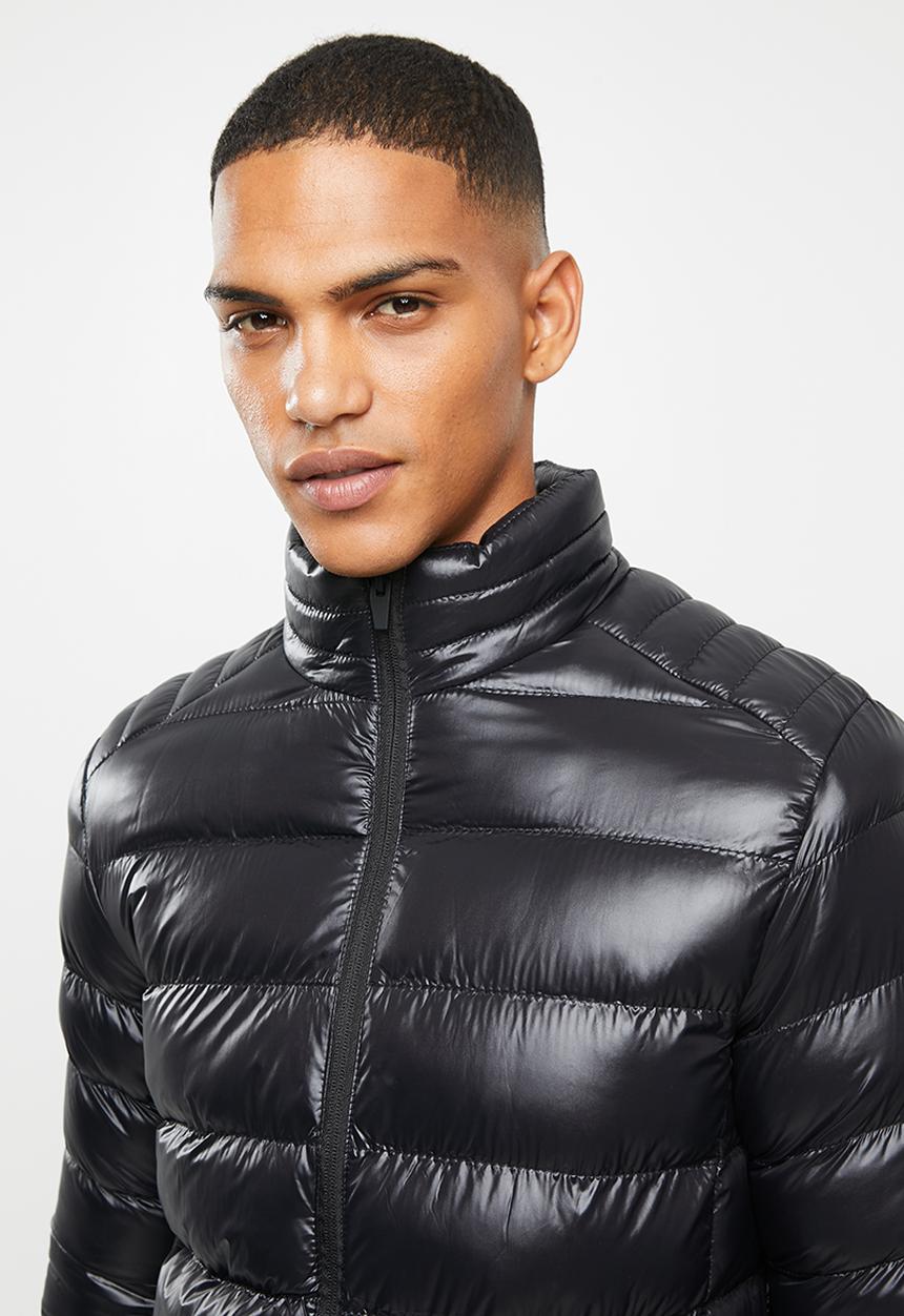 Brave Soul - Moritzshine puffer jacket - black