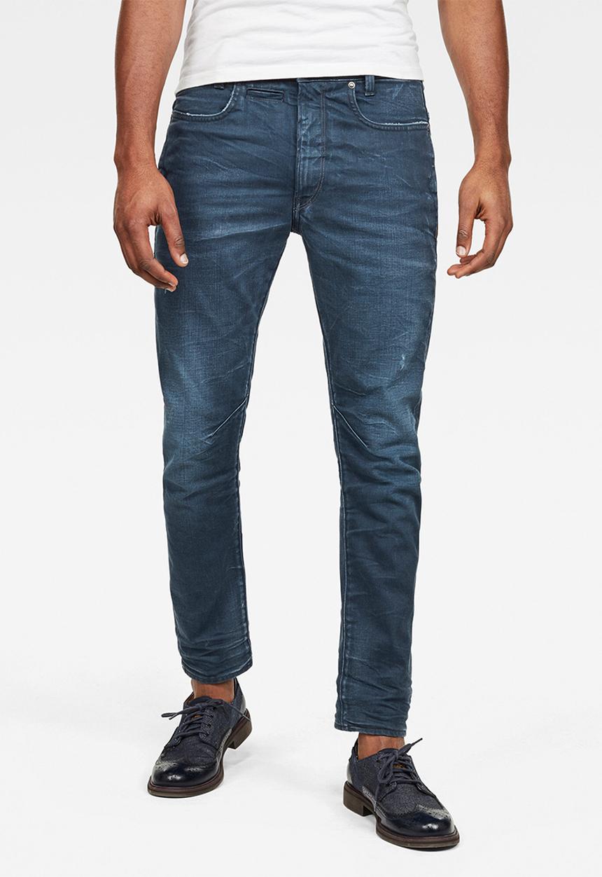 G-STAR - D-staq 3D slim-teal stretch denim - blue 