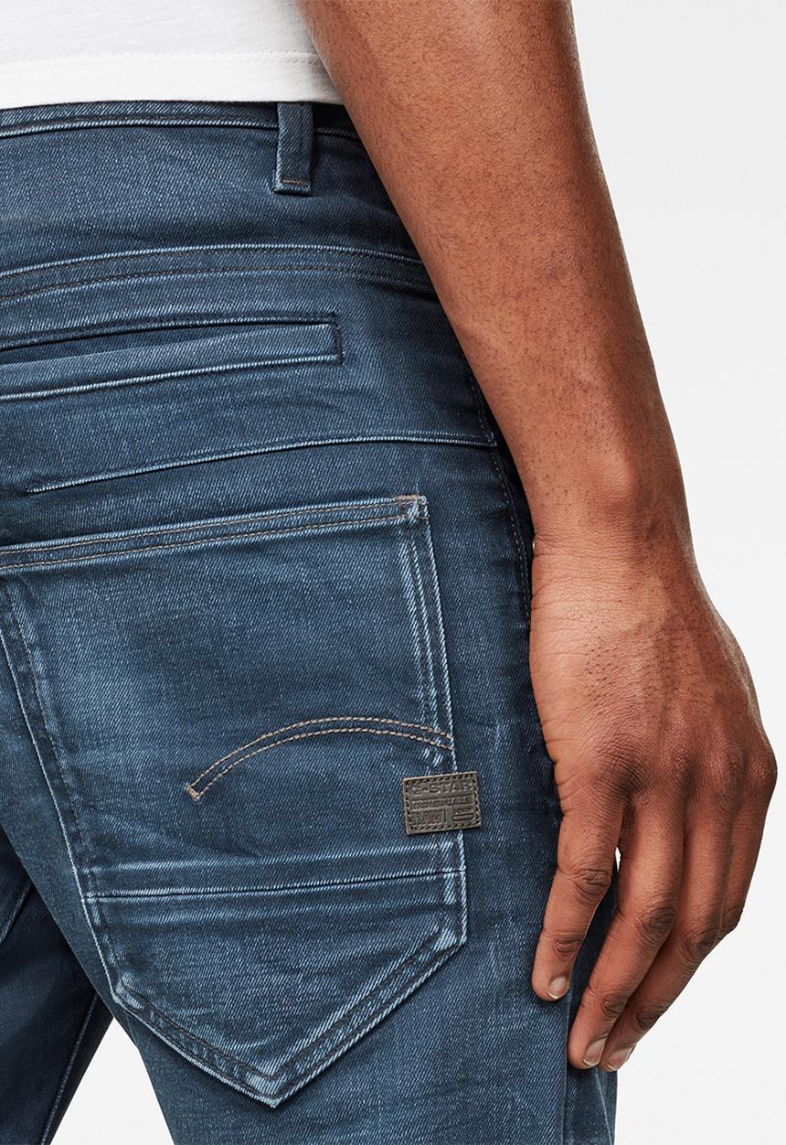 G-STAR - D-staq 3D slim-teal stretch denim - blue 