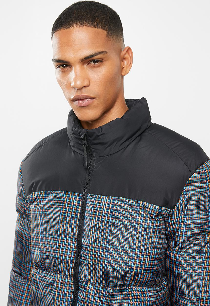 Brave Soul - Leonard puffer jacket - black