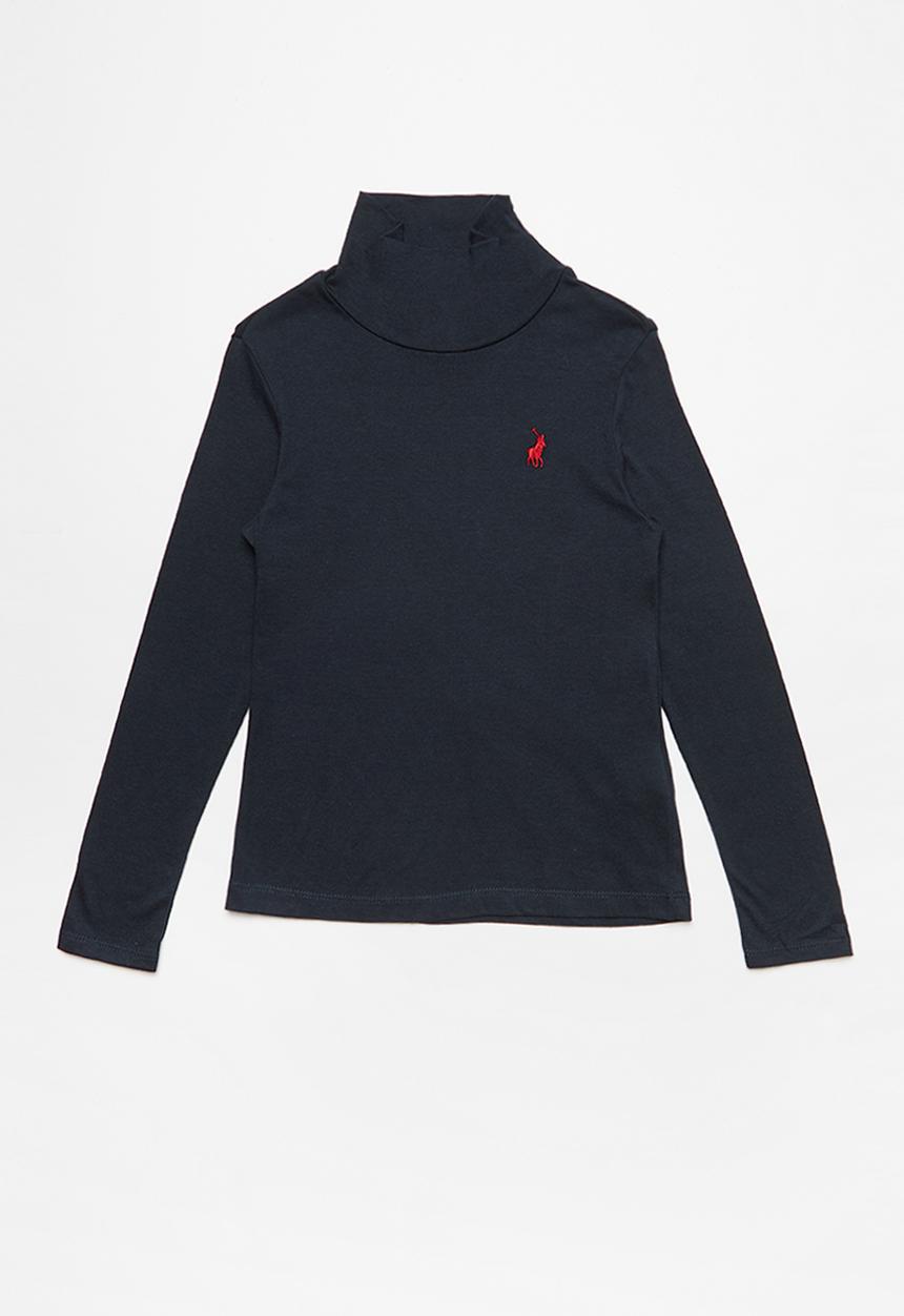 POLO - Girls Chloe polo neck - navy