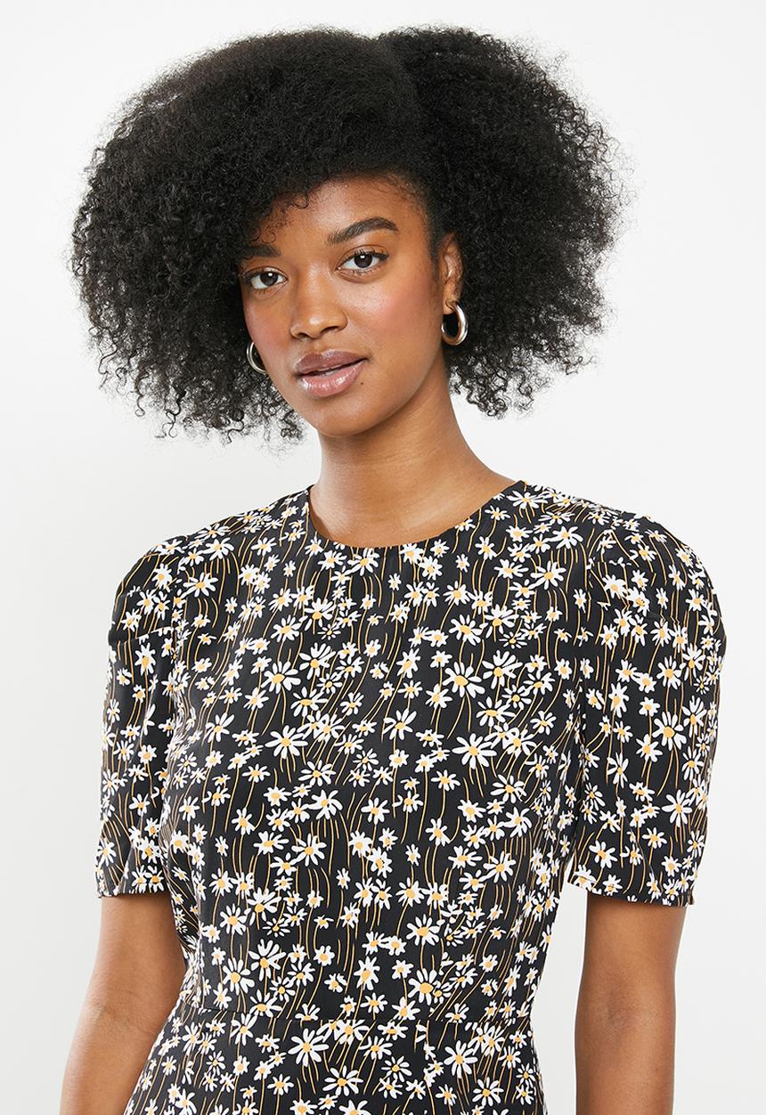 Glamorous - Daisy midi tea dress - multi