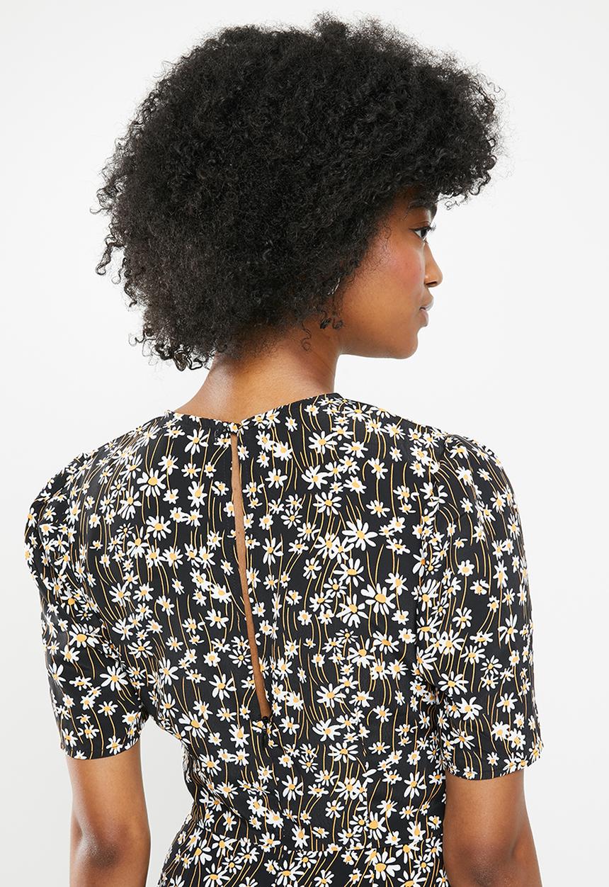 Glamorous - Daisy midi tea dress - multi
