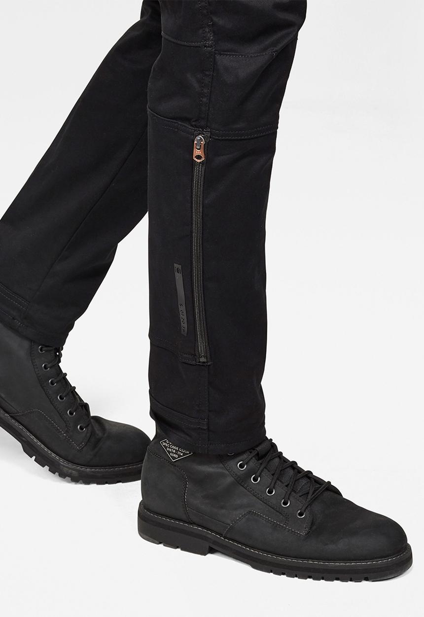 G-STAR - Front pocket slim fit cargo pants - black
