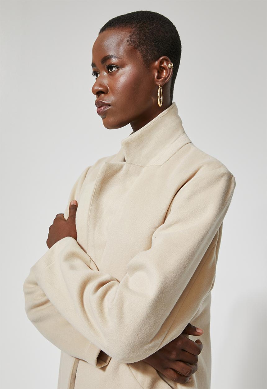 Superbalist - Single breasted unlined blazer coat - neutral