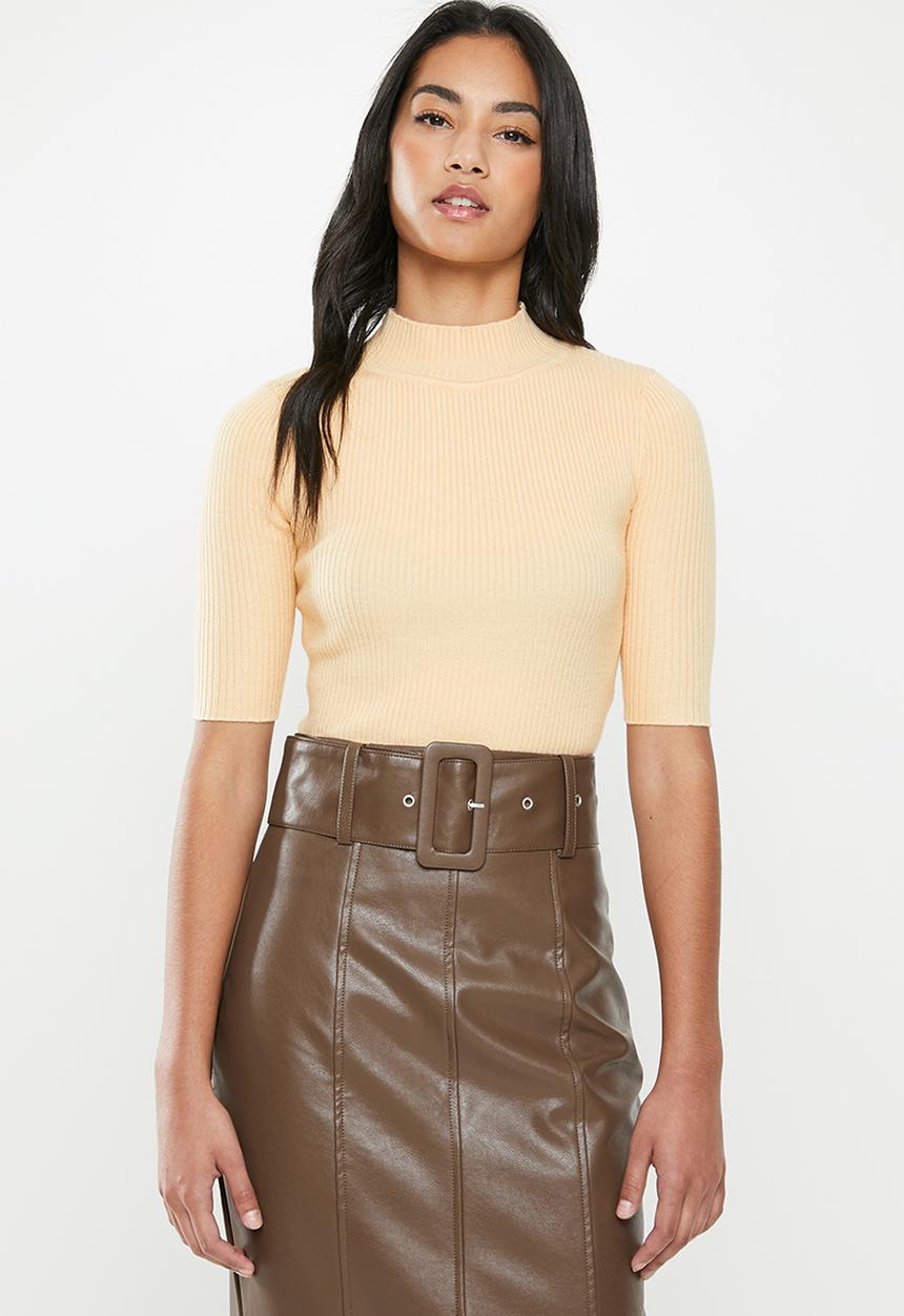 Glamorous - Petite high neck knit - neutral