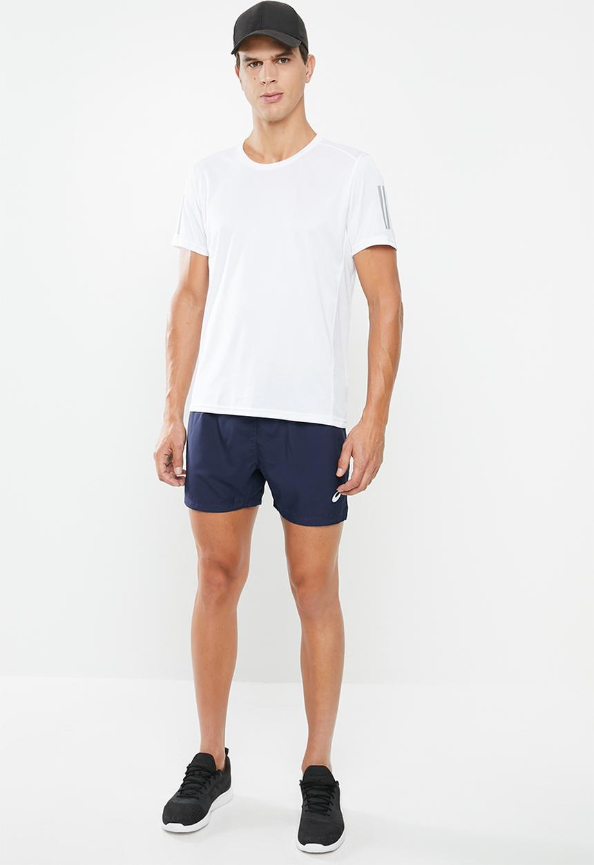 ASICS - Silver 5inch shorts - navy