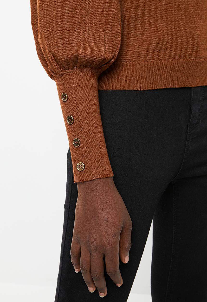 ONLY - Julia rollneck pullover - brown