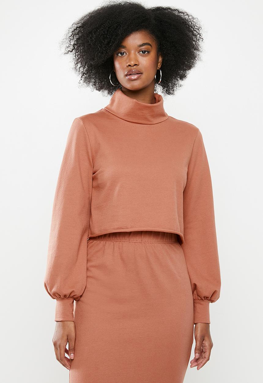 Glamorous - High neck sweat- cream