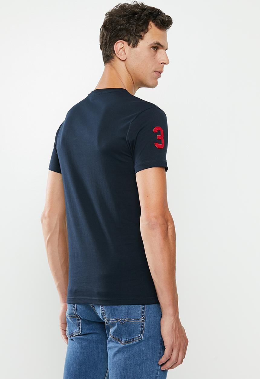 POLO - Prs numerical tee - navy