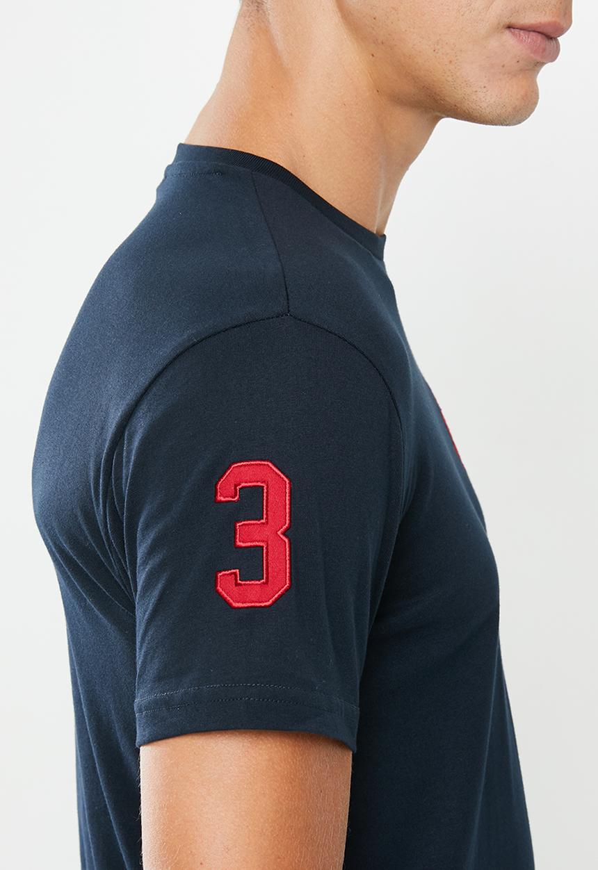 POLO - Prs numerical tee - navy