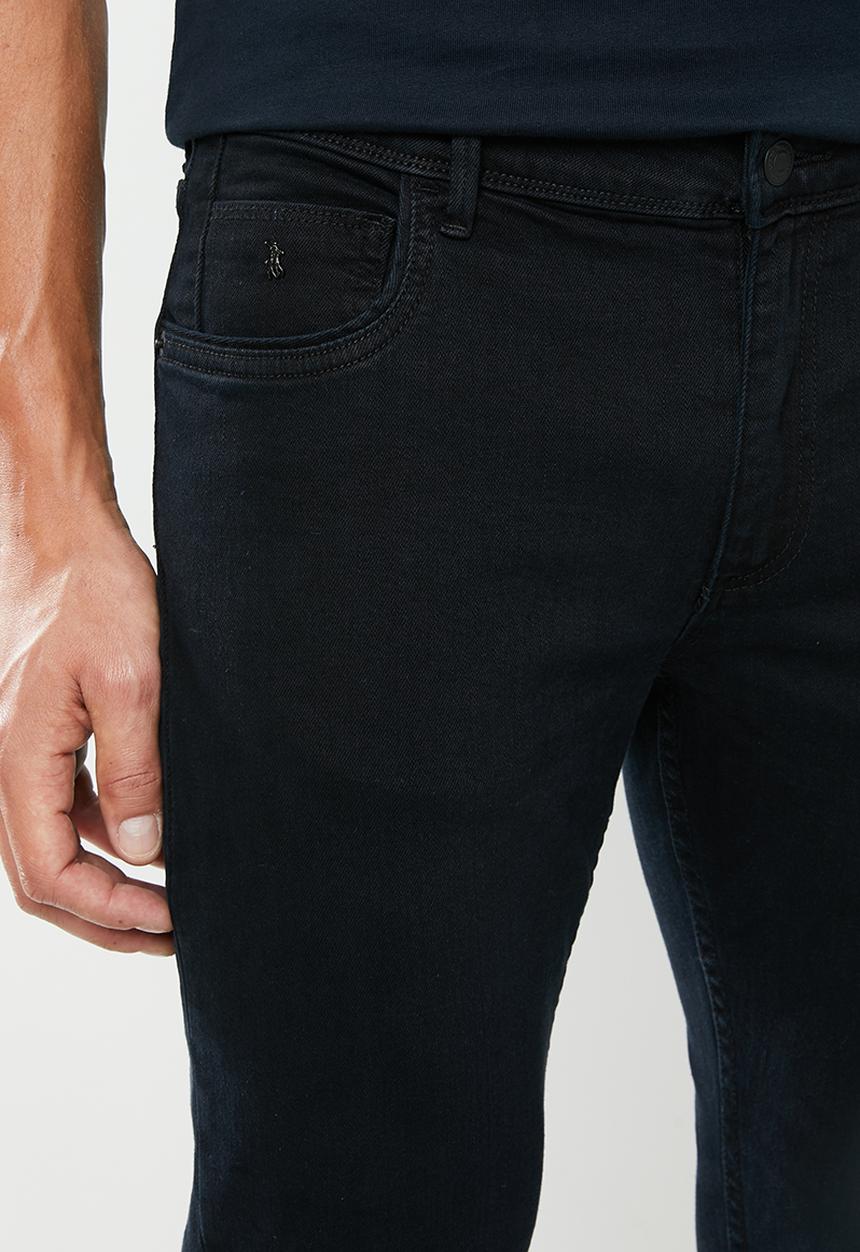 POLO - Hugo straight leg denim - black