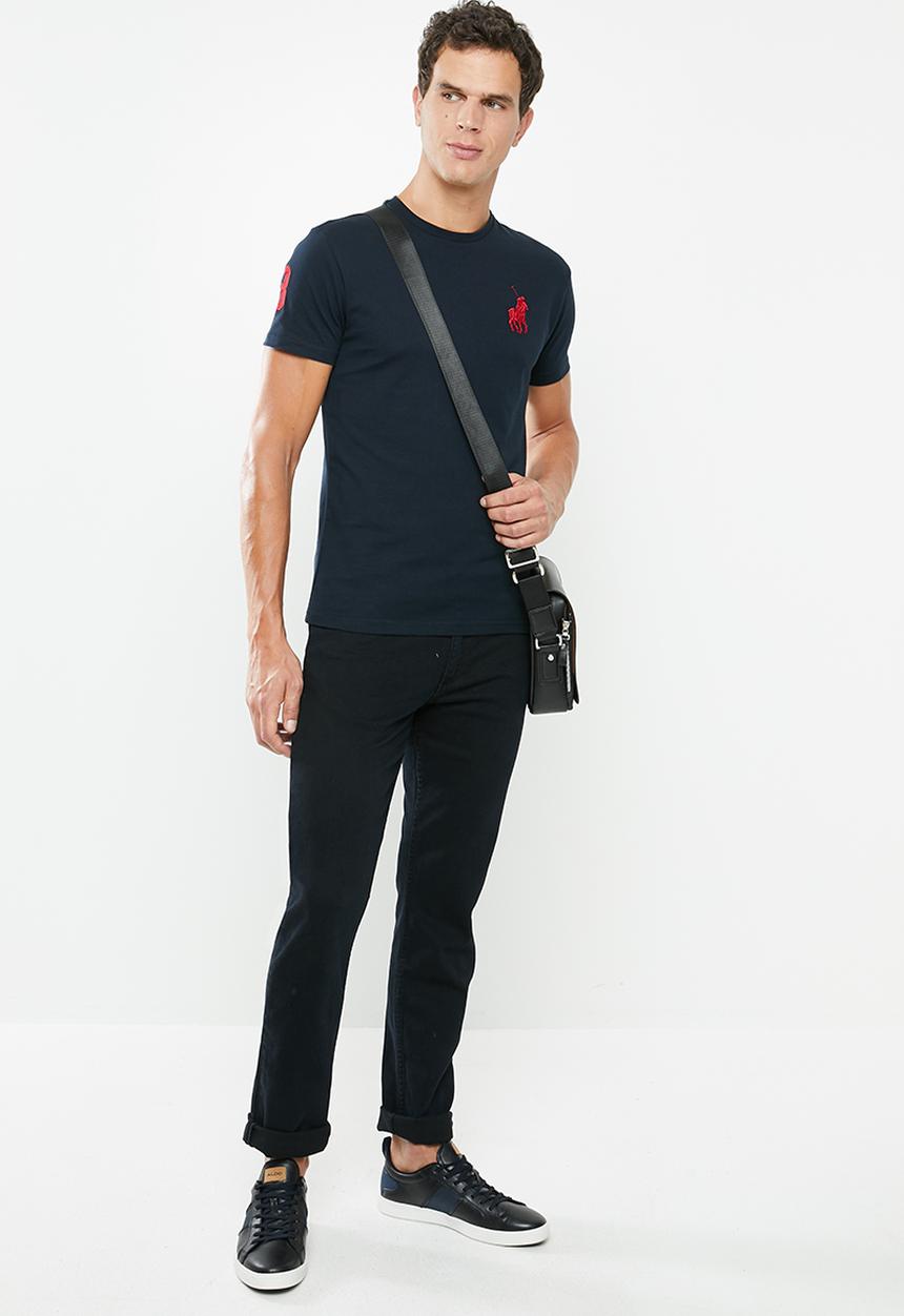 POLO - Hugo straight leg denim - black