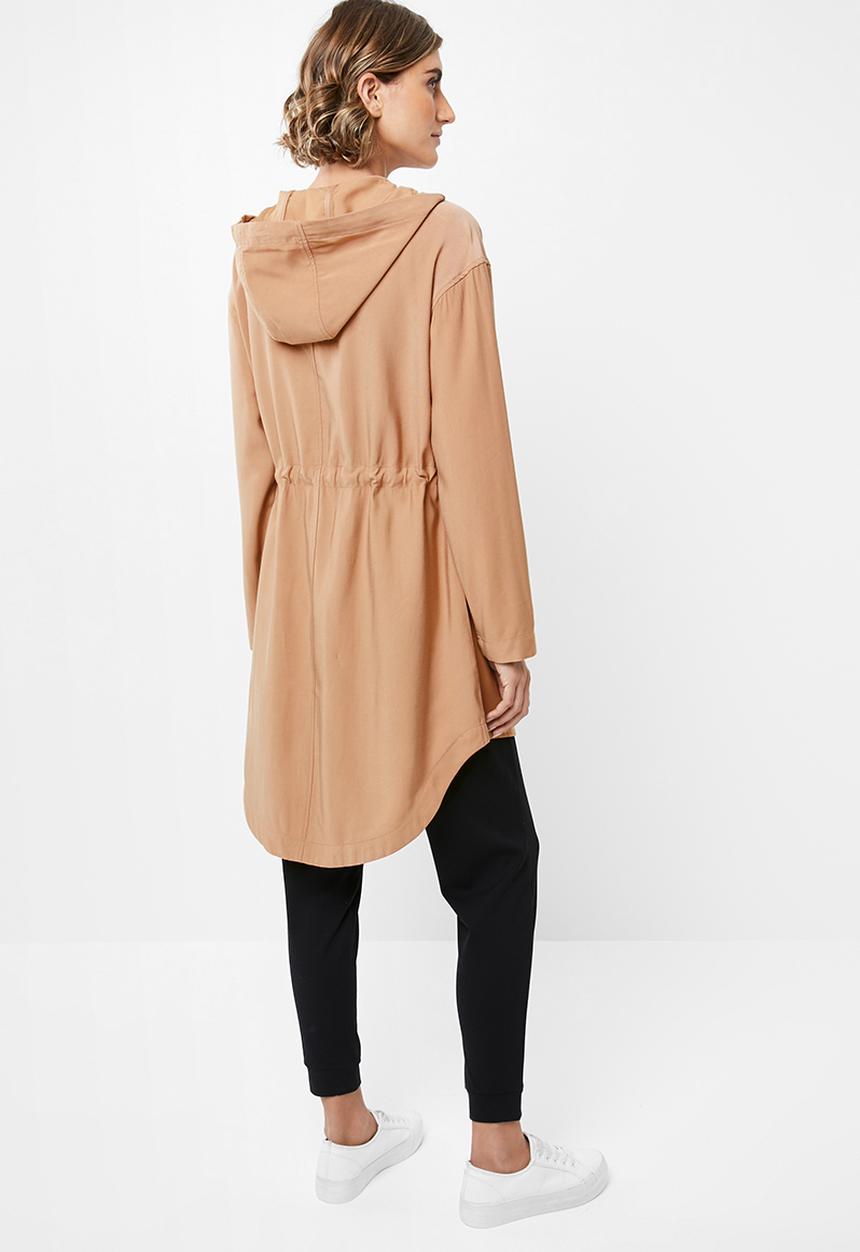 edit - Hooded lightweight parka - neutral