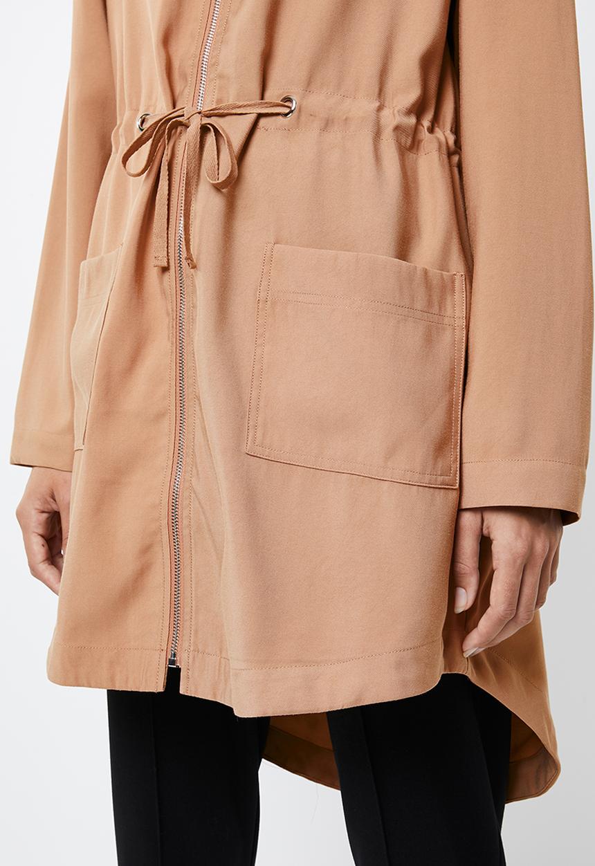 edit - Hooded lightweight parka - neutral