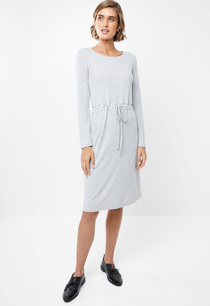 edit - Drawcord dress - grey