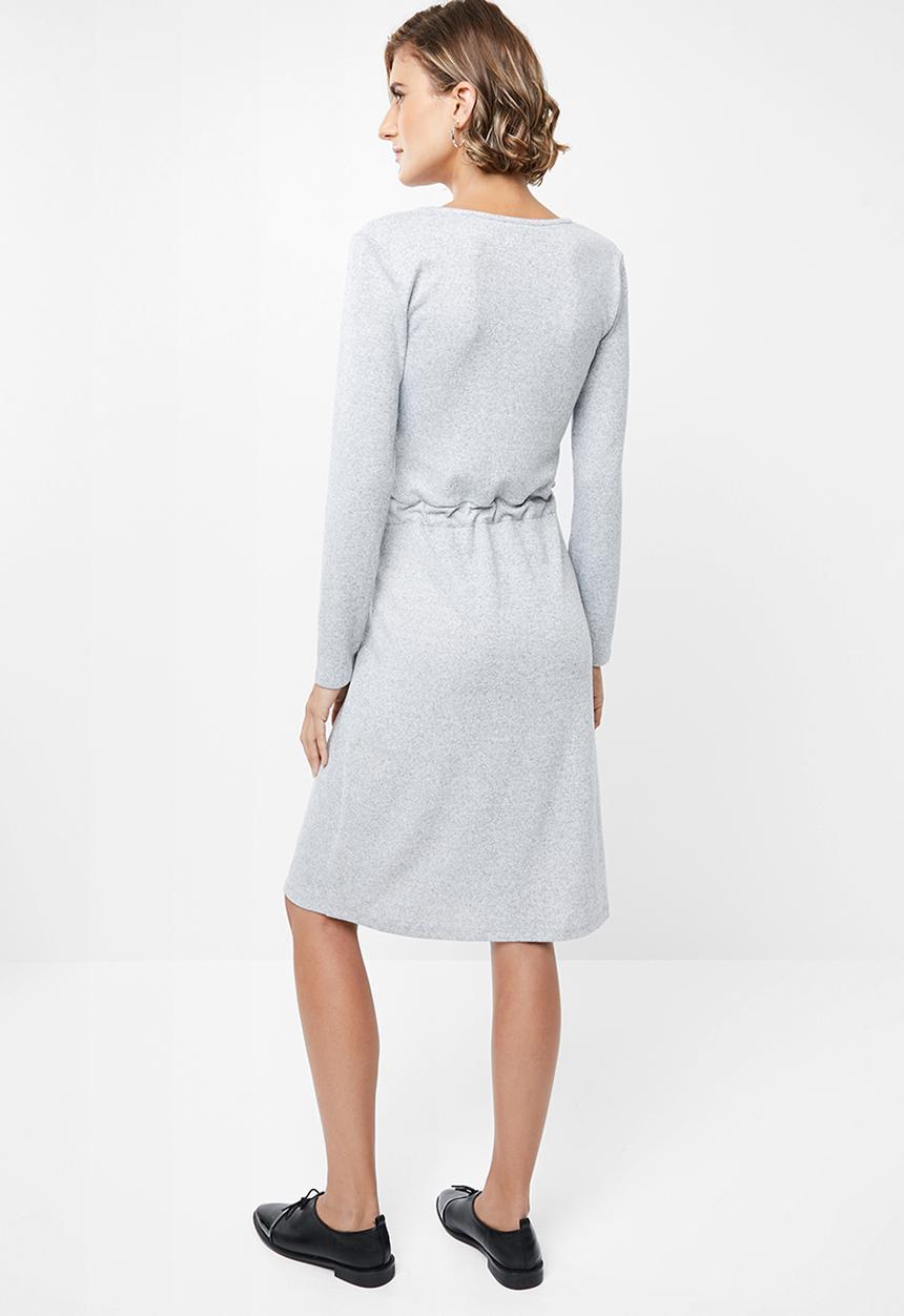edit - Drawcord dress - grey