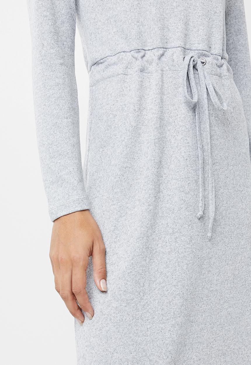 edit - Drawcord dress - grey