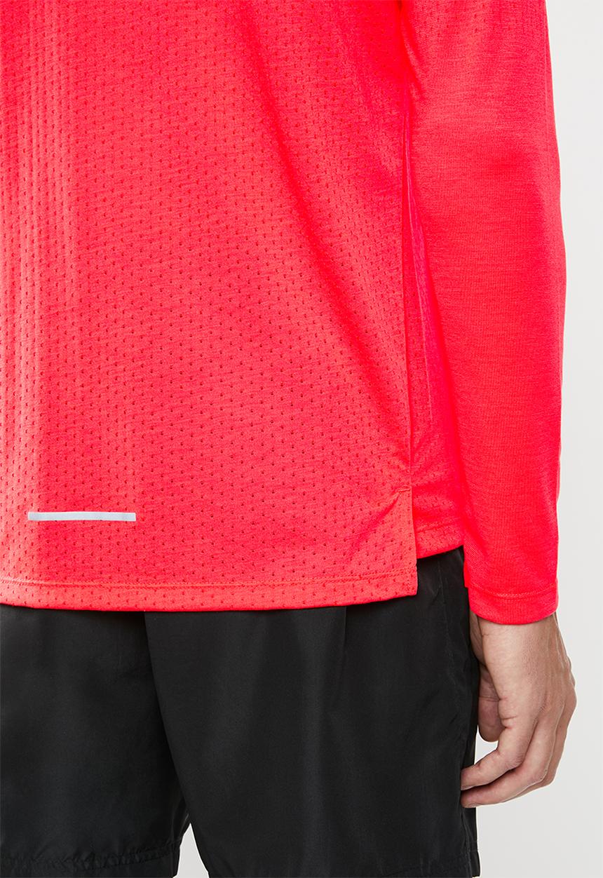 Nike - Nike rise 365 long sleeve tee - orange