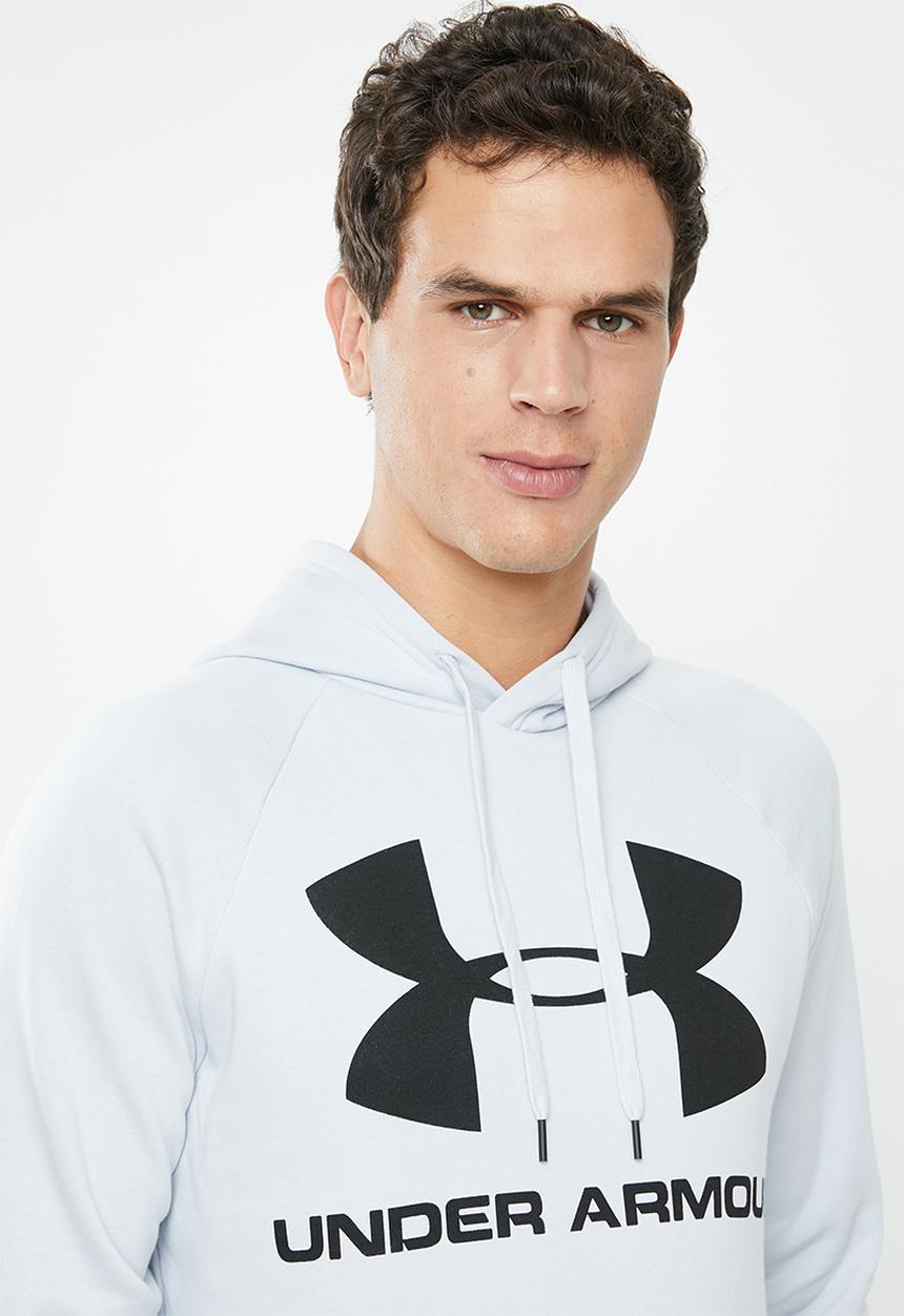 Under Armour - Rival sportstyle logo hoodie - grey