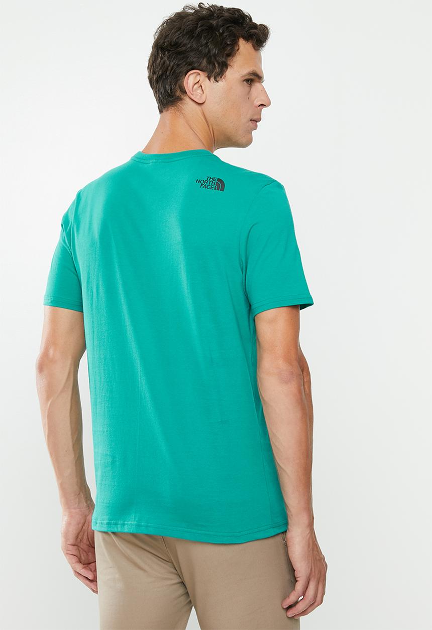 The North Face - Mountain line tee - green