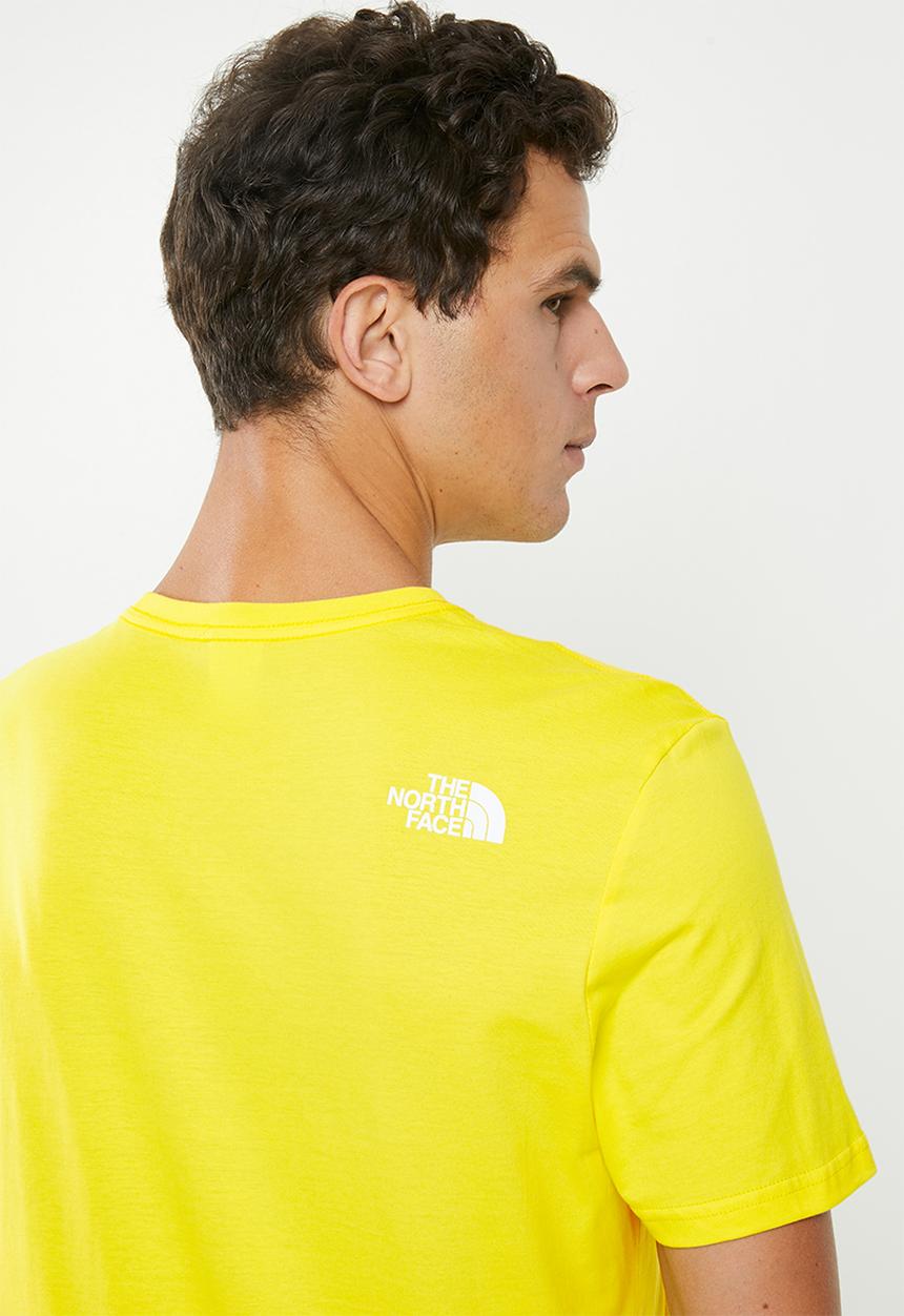 The North Face - Simple dome tee - yellow