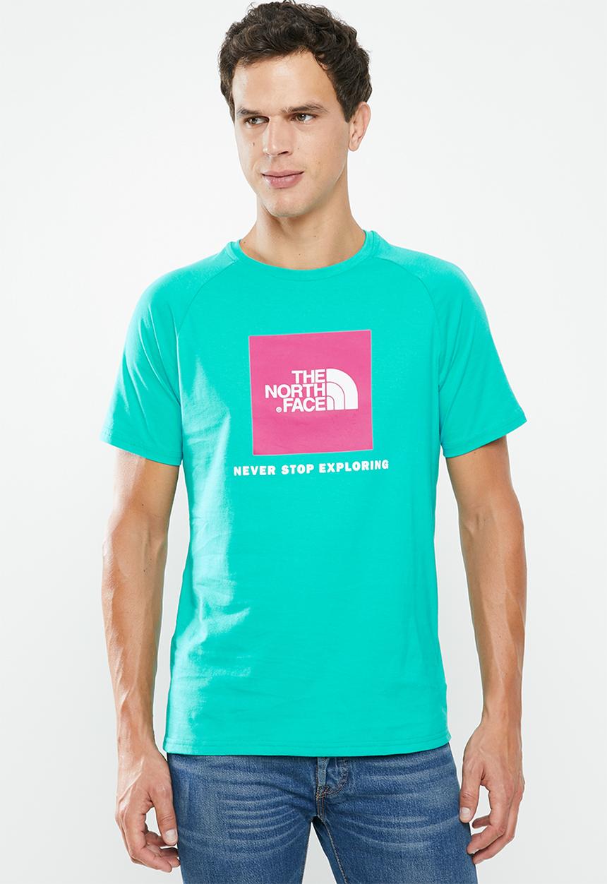 The North Face - Redbox raglan short sleeve tee - green