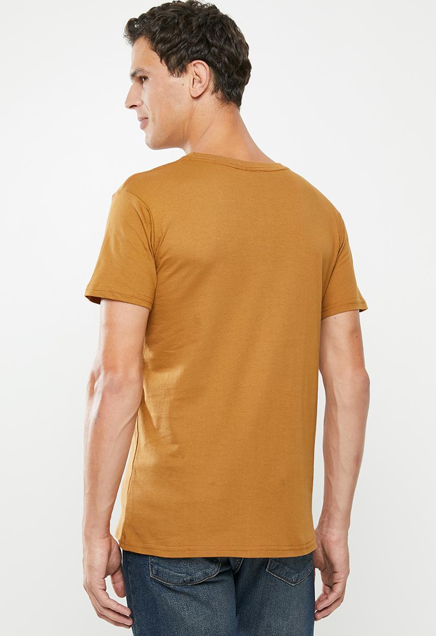 O'Neill - Ones flat short sleeve tee - mustard