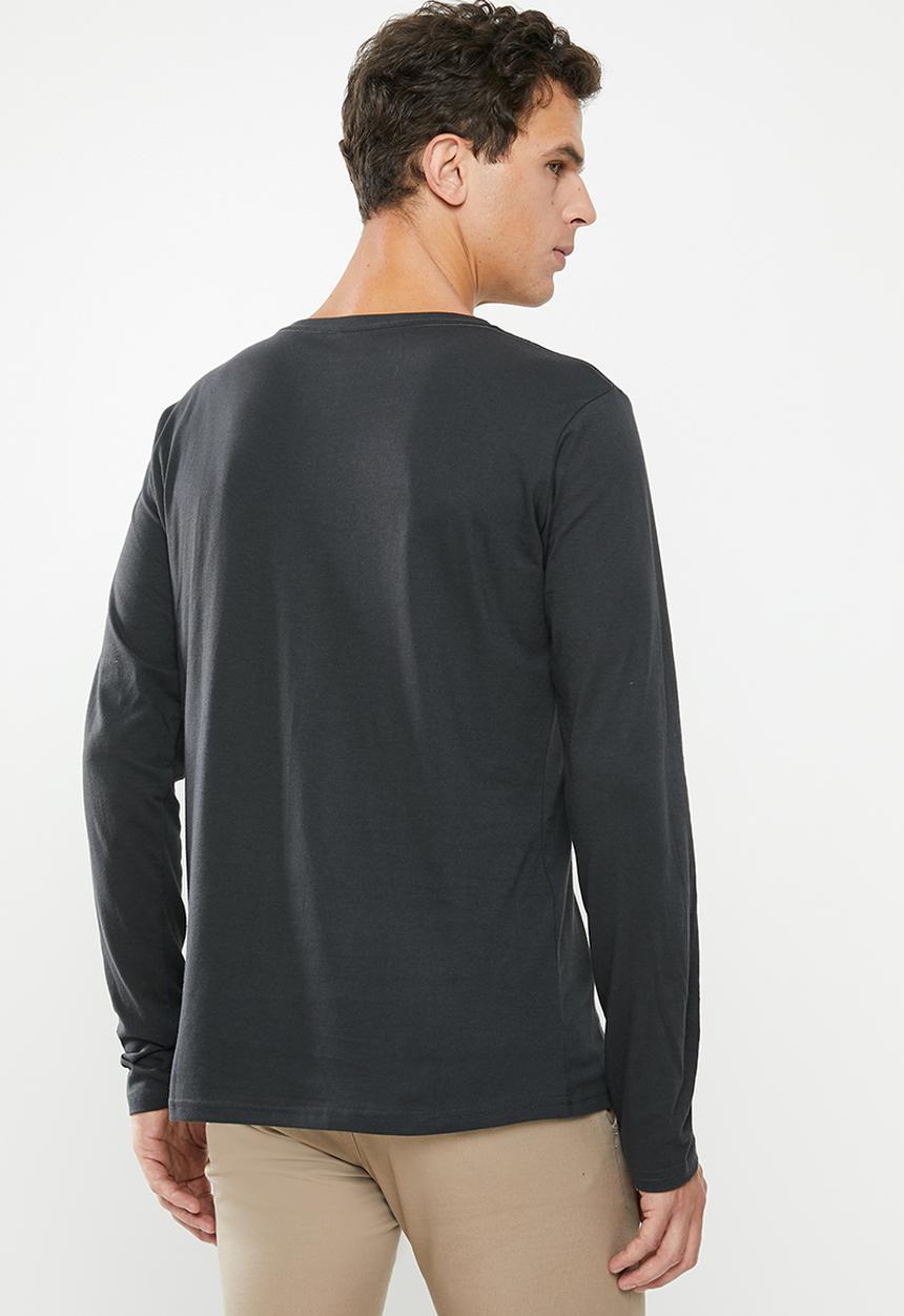 O'Neill - Locked up long sleeve tee - charcoal