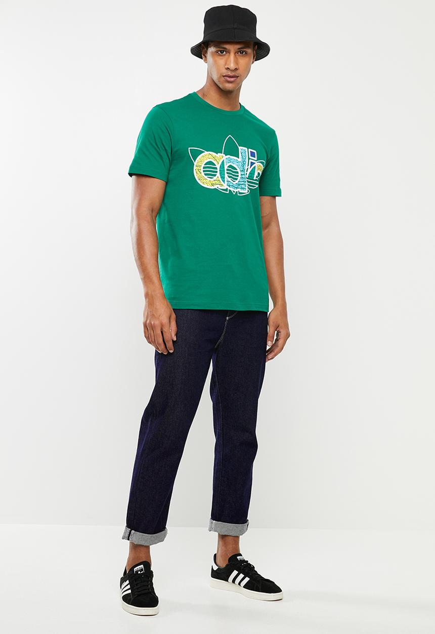adidas Originals - Adi trefoil short sleeve tee - green